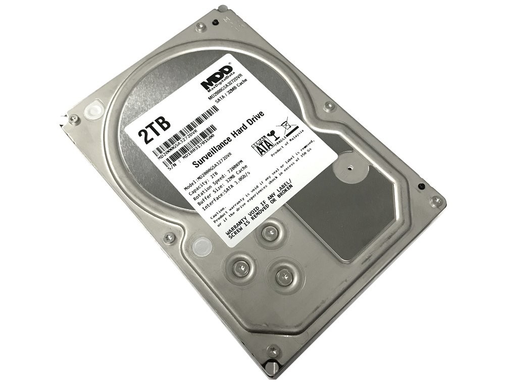MDD MAXDIGITALDATA 2TB 32MB Cache 7200PM SATA 3.0Gb/s 3.5inch Internal Survei...