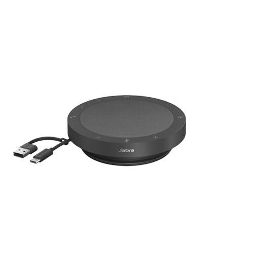 Jabra Speak2 40 Speakerphone for Conferences Wired USB A/C 50mm Full-Range