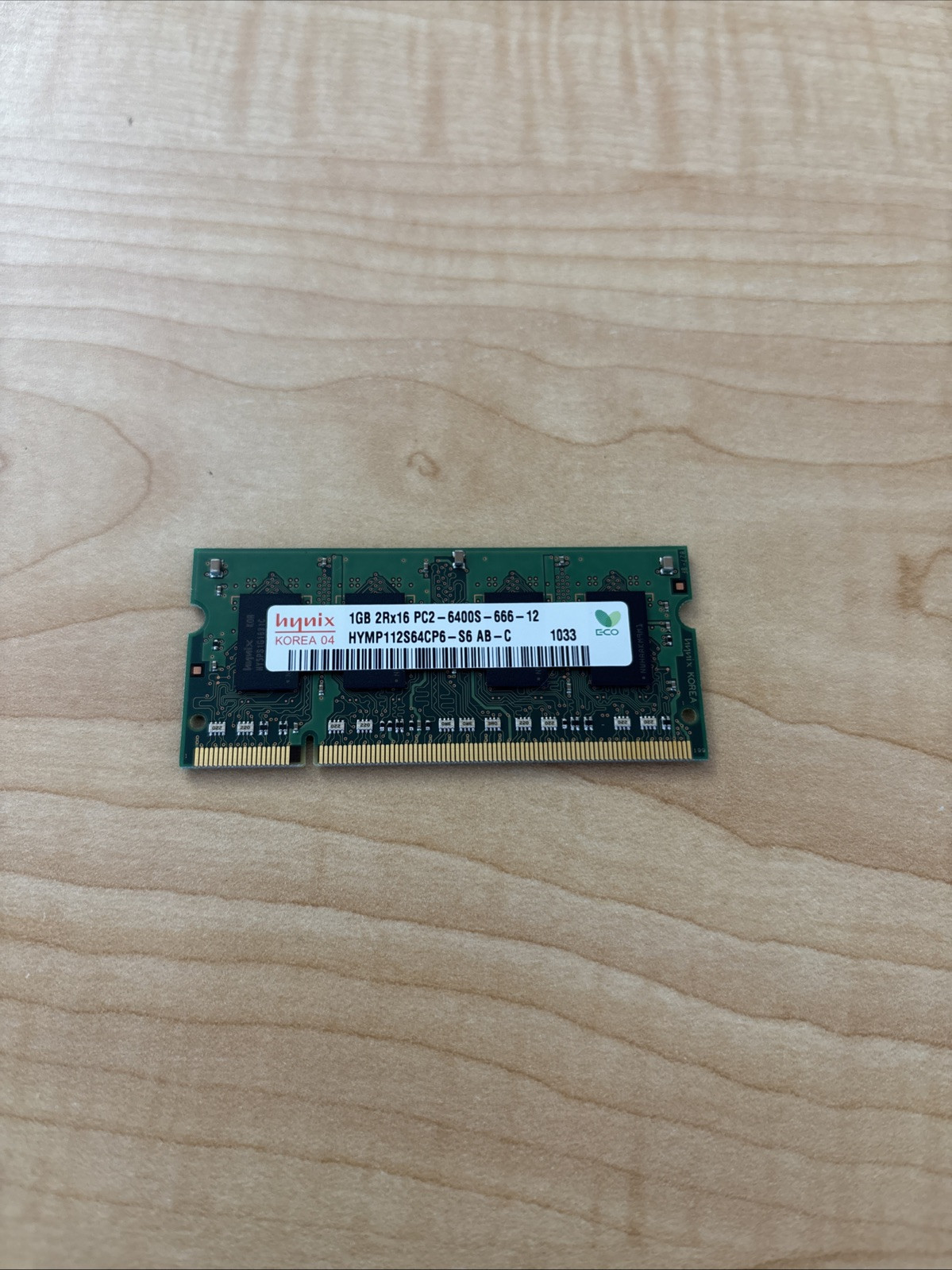 HYNIX 1GB 2Rx16 PC2-6400S-666-12 HYMP112S64CP6-S6 AB-C Laptop Ram Memory