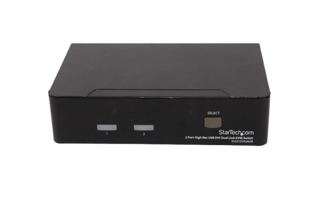 Startech SV231DVIUAHR 2 Port USB Dual Link DVI KVM Switch with Audio PARTS ONLY