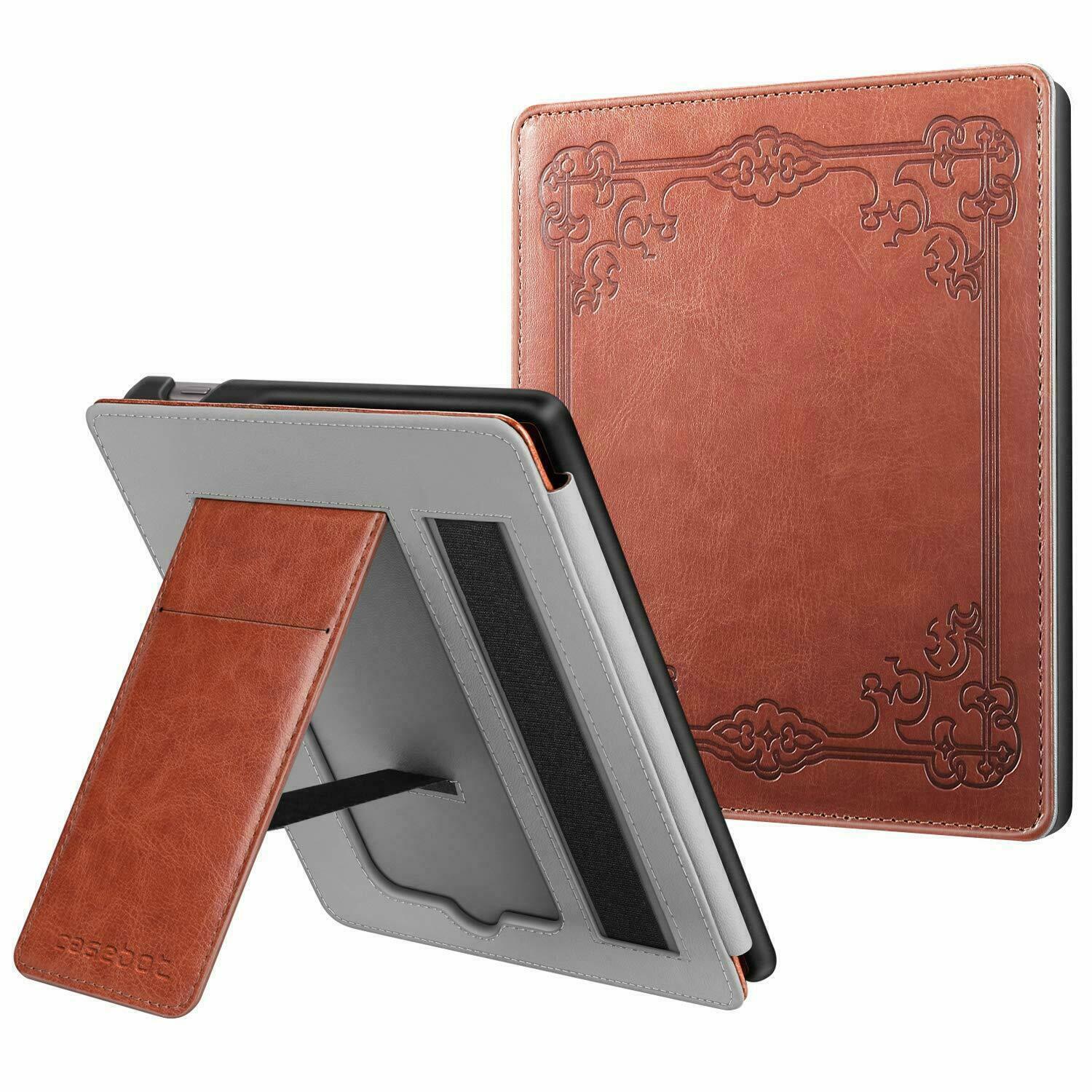 Stand Case for Kindle Oasis 10th Gen 2019/9th Gen 2017 Sleeve Cover w/Hand Strap