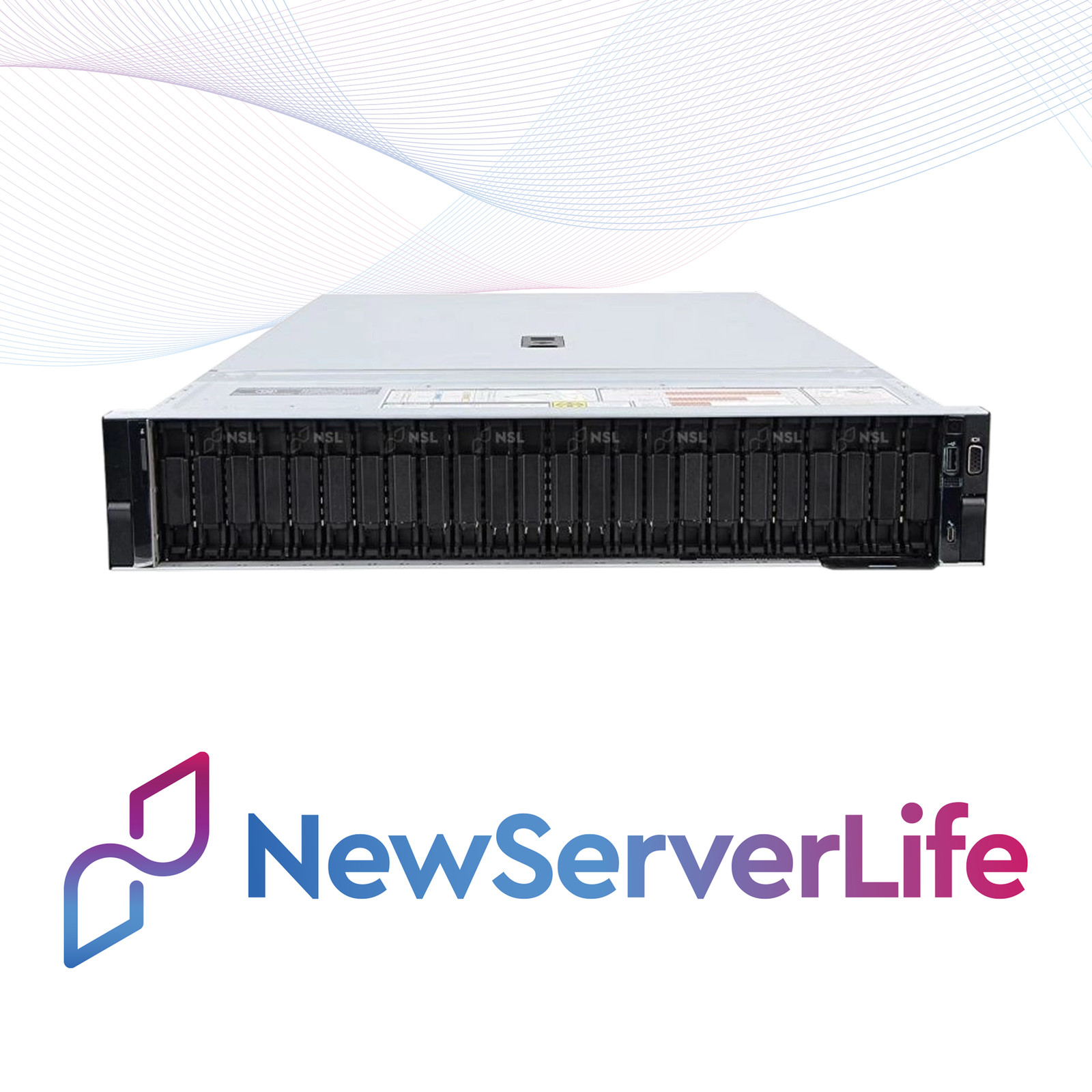 DELL R750 24SFF 2x Platinum 8380 2.3GHz =80C 128GB HBA355i 4x1Gb RJ45 2x 800W