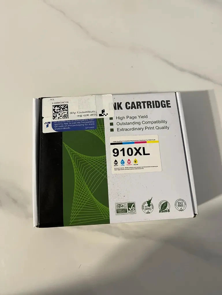 HP 3JB41AN 910XL/910 4 Pieces Ink Cartidges - Black/Cyan/Magenta/Yellow Printer