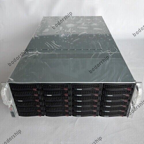 Supermicro SYS-6049GP-TRT Server 24X3.5"With 9631-8I ,4x2000W PSU Support 20 GPU