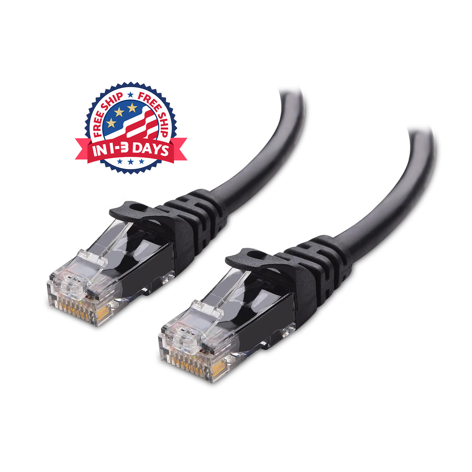 Cable Matters Cable 6 Cable 6 de 10 Gbps sin enganches - 25 pies, Cable Cat 6
