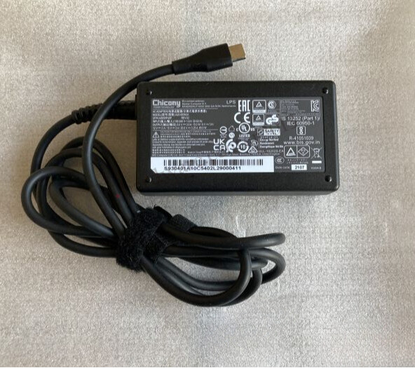 Original MSI 65W USB-C adapter for MSI Prestige 13 Evo A13M-050US A13M-074US