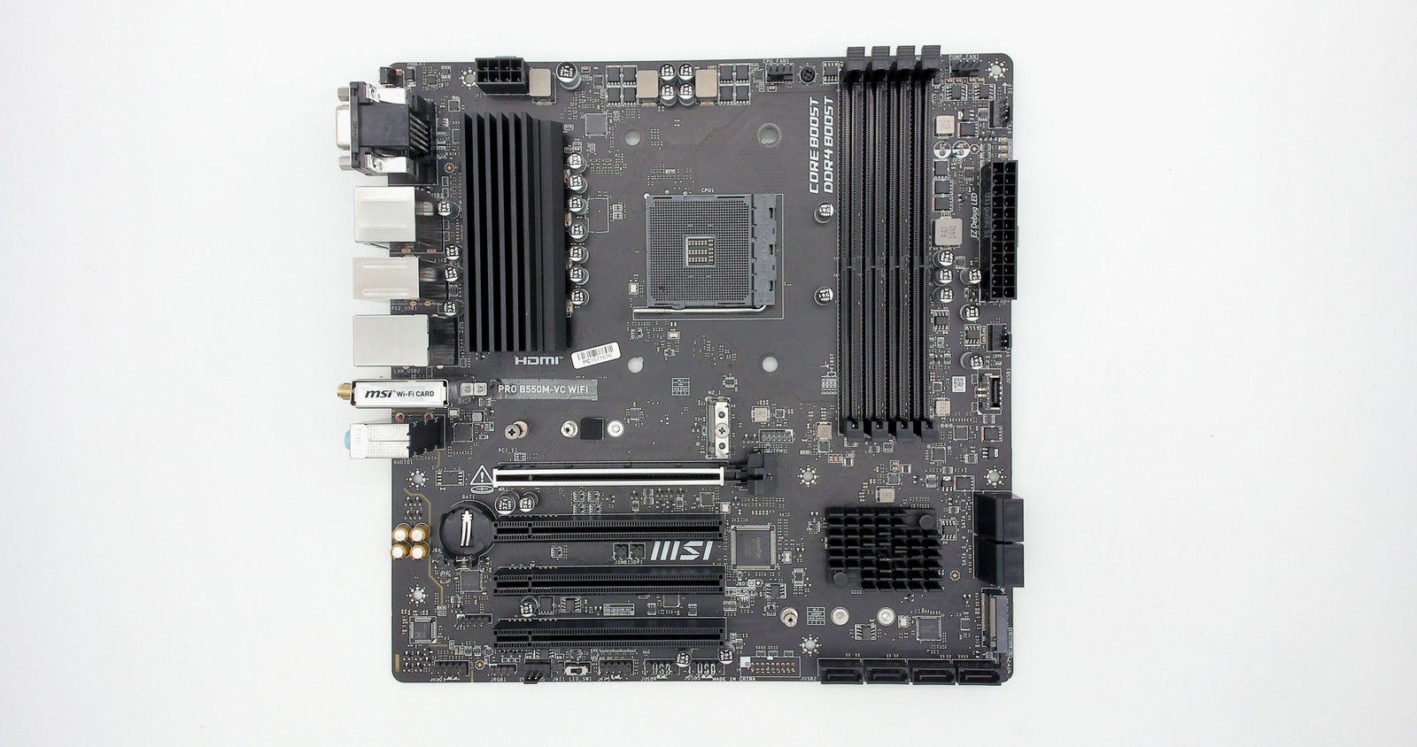 MSI PRO B550M-VC WiFi ProSeries Motherboard AMD AM4 mATX PC1577676
