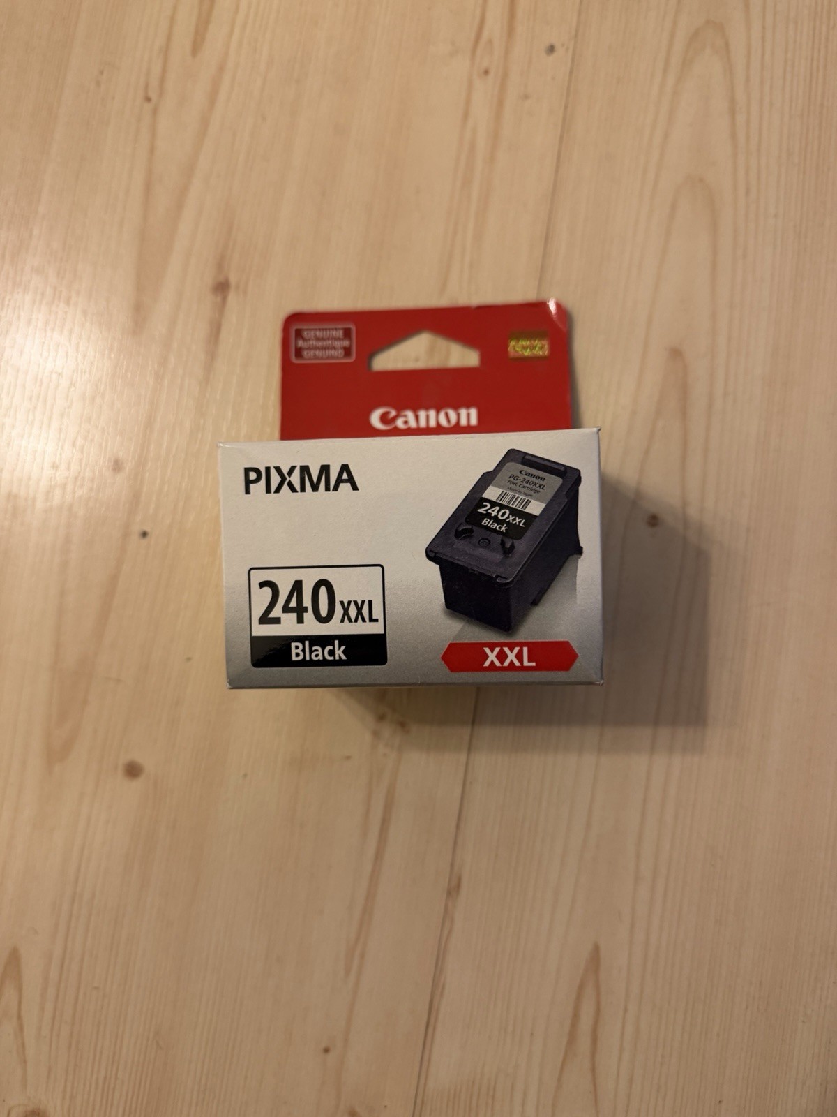 NEW GENUINE hologram seal CANON Printer Ink 240 XXL BLACK fine cartridge PIXMA