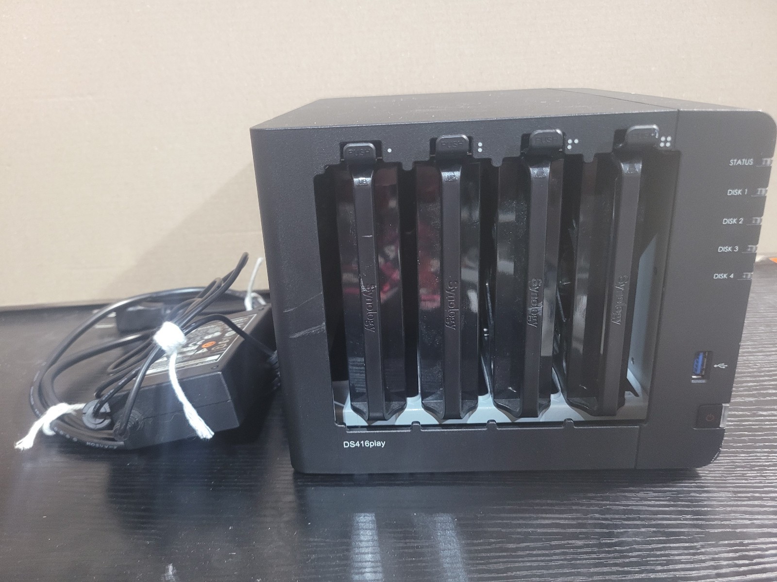 Synology DS416play NAS - Upgraded 8GB RAM - PSU Included - 4x Healthy 1TB Drives