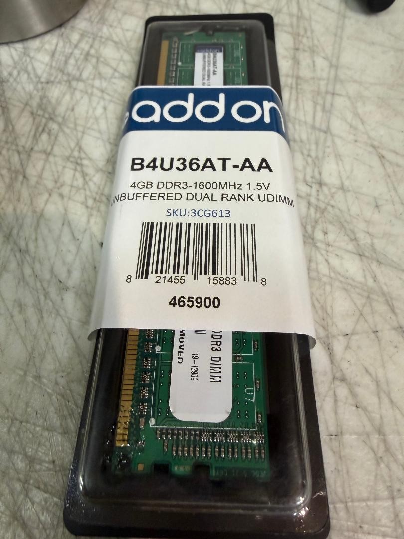 NEW LOT OF 4 ADDON  16GB (4x4GB) DDR3 1600MHz PC3-12800 Desktop RAM Memory