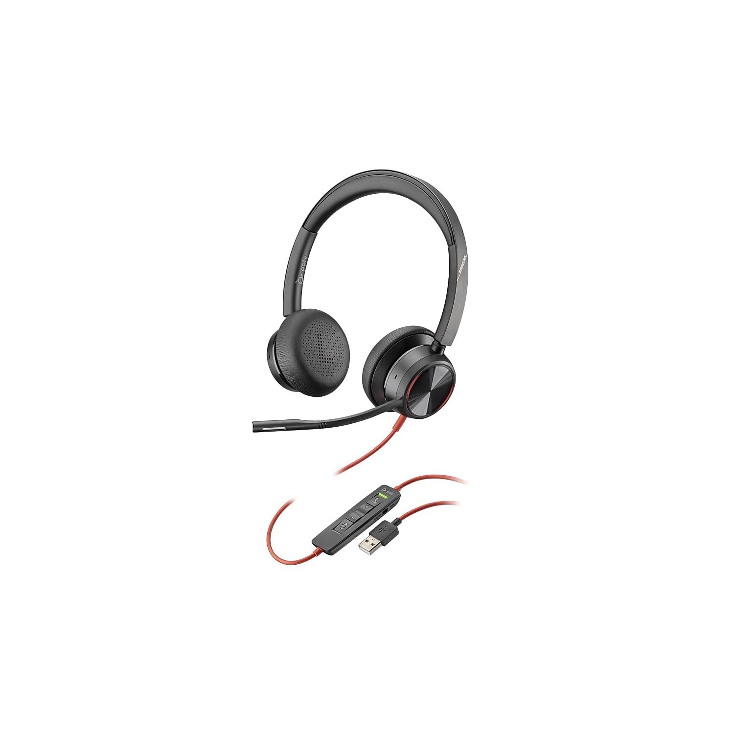 Blackwire 8225 USB A Corded Headset with Active Noise Canceling Comfort Sound