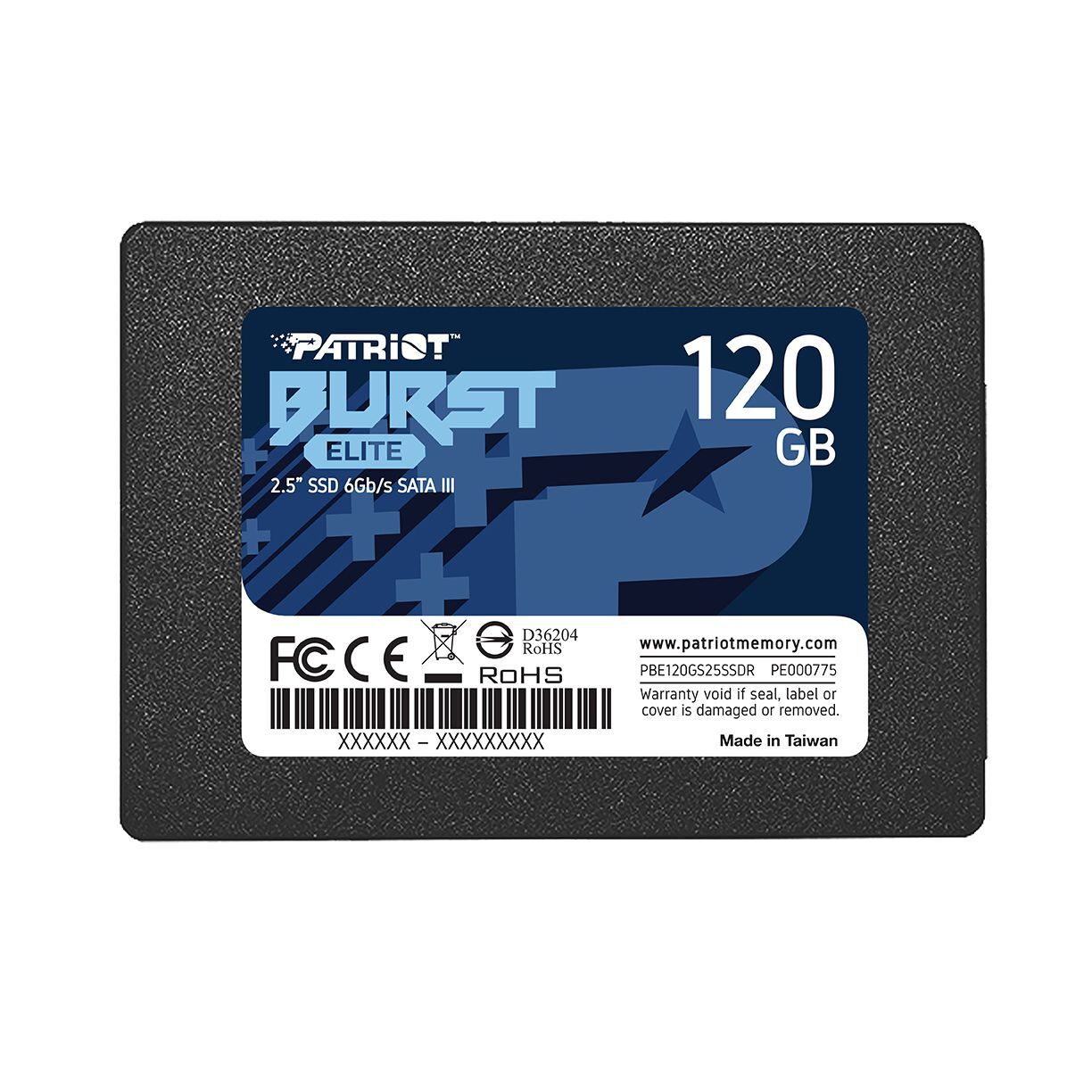 Patriot Burst Elite 120G 240G 480GB 960GB 1.92TB 2.5" SATA3 6GB/s SSD PC/MAC Lot