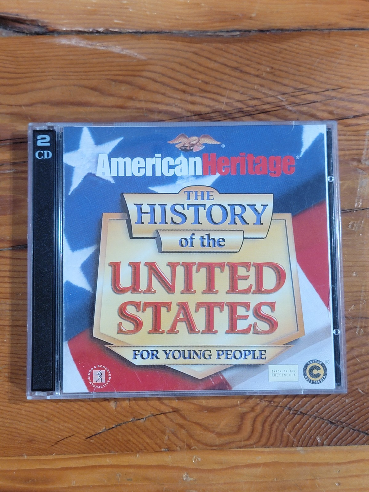 American Heritage: History Of The United States For Young People PC CD-ROM 2disc