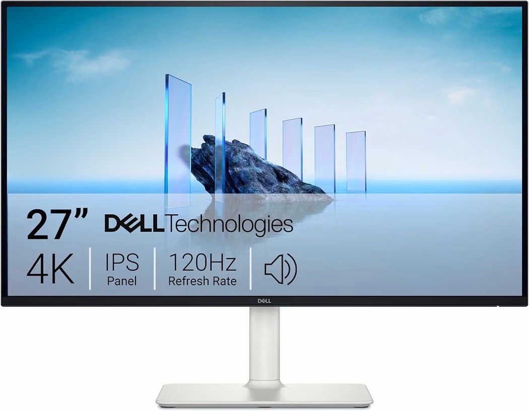 Dell S2725QS 27" 4K UHD 120Hz IPS Monitor Ash White Box Cables - Warranty Left