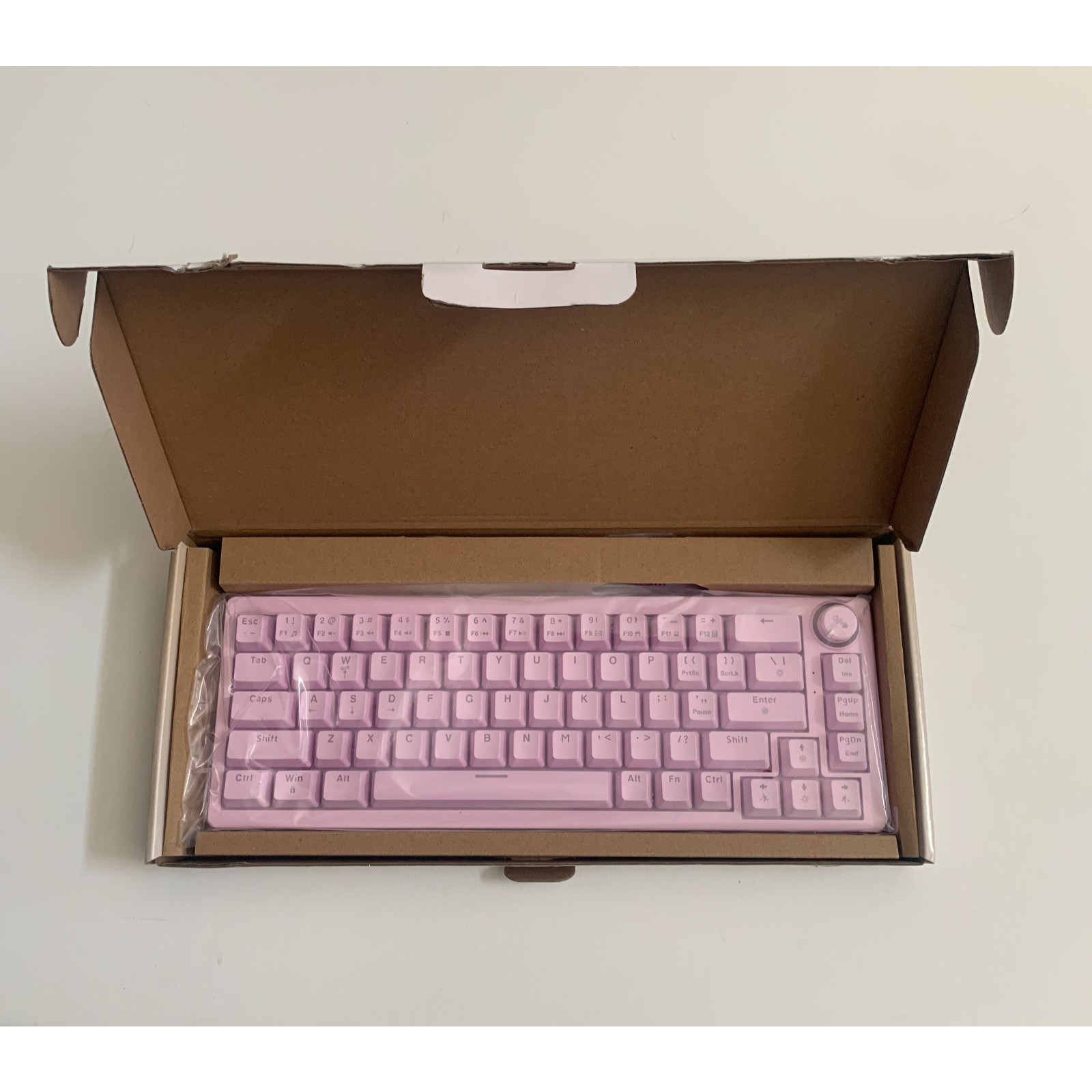 NORTH Compact Mechanical Keyboard 65% Wired Rainbow Lit Keyboard New Open Box