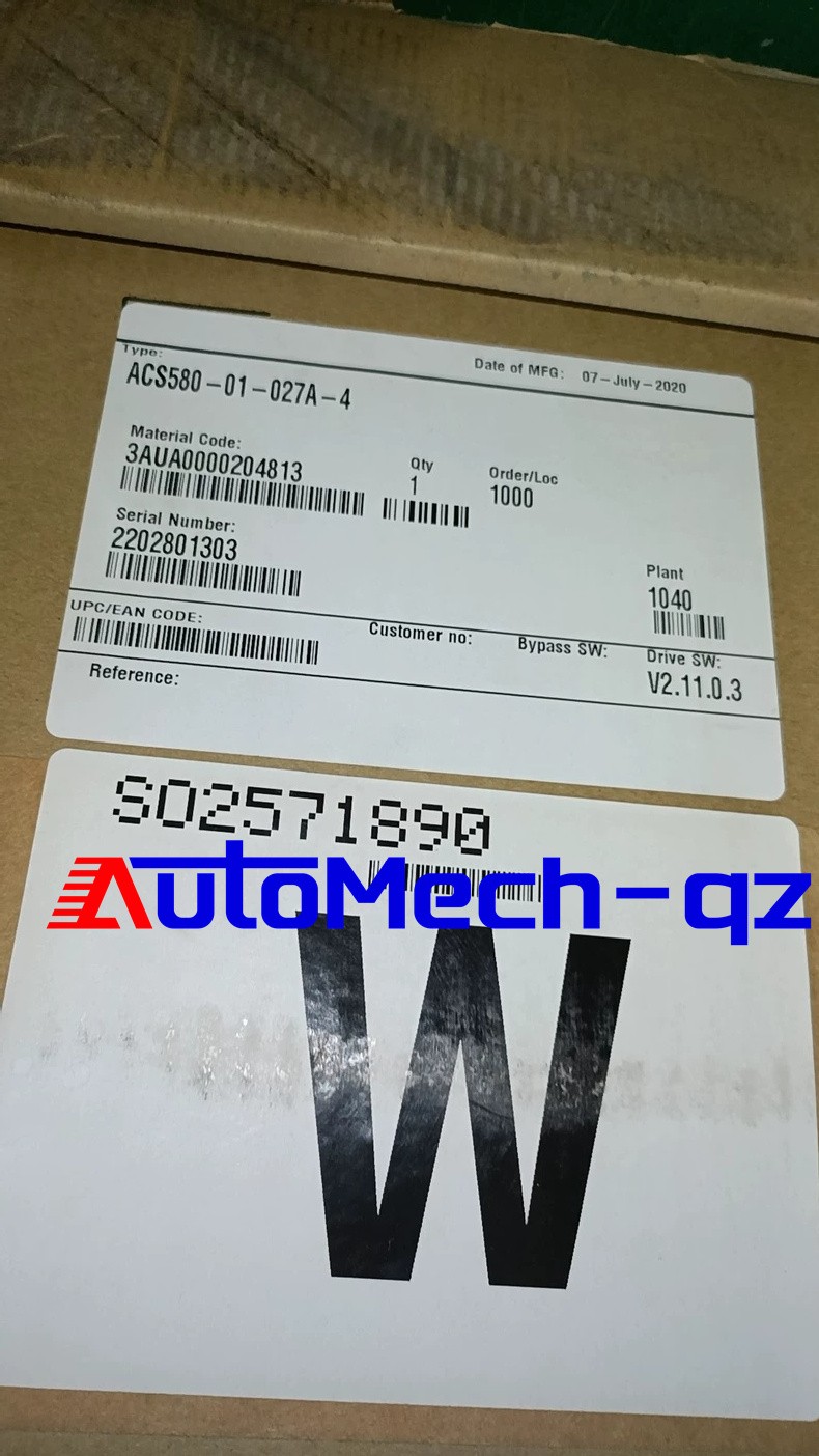 ACS580-01-027A-4 NEW ABB Frequency converter FedEx or DHL