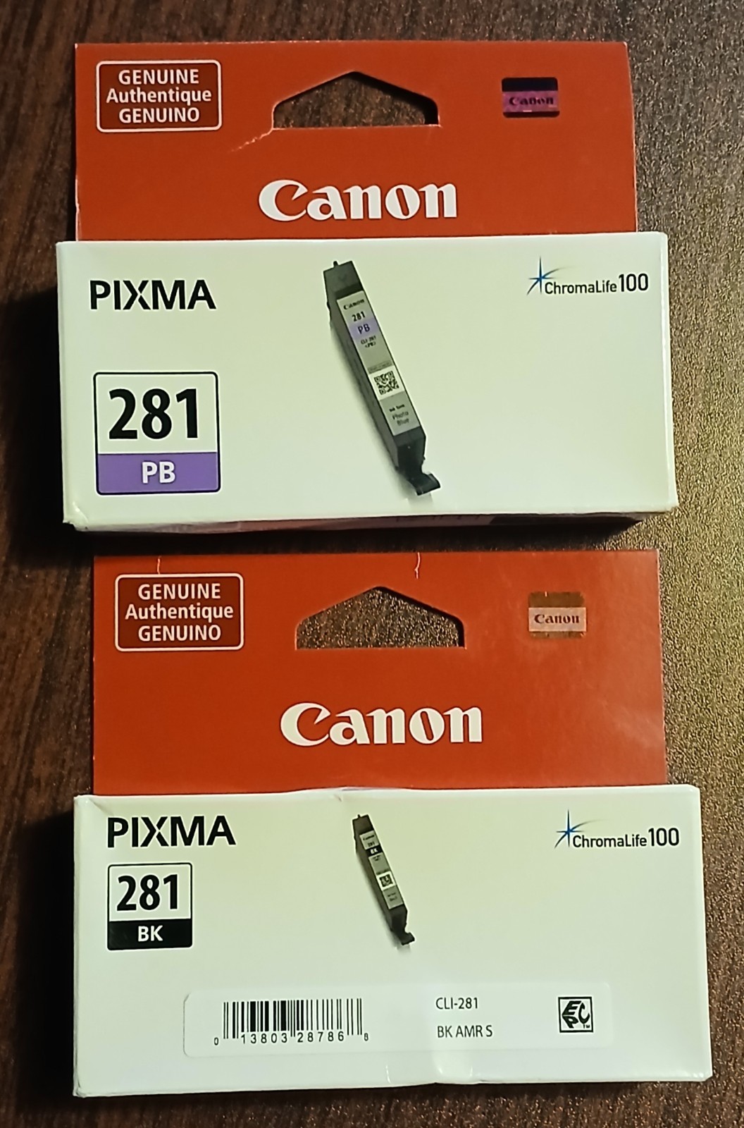 Canon Pixma 281 BK, PB