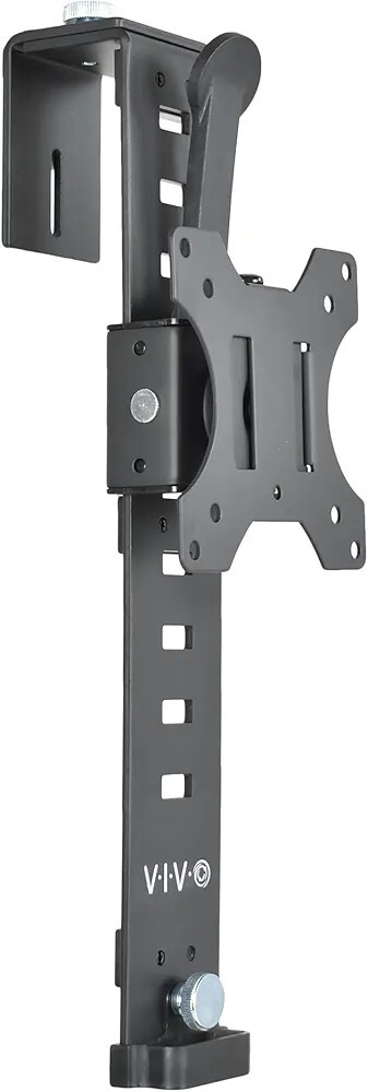 VIVO Black Office Cubicle Monitor Mount Stand Attachment  for 17" to 32" Screen
