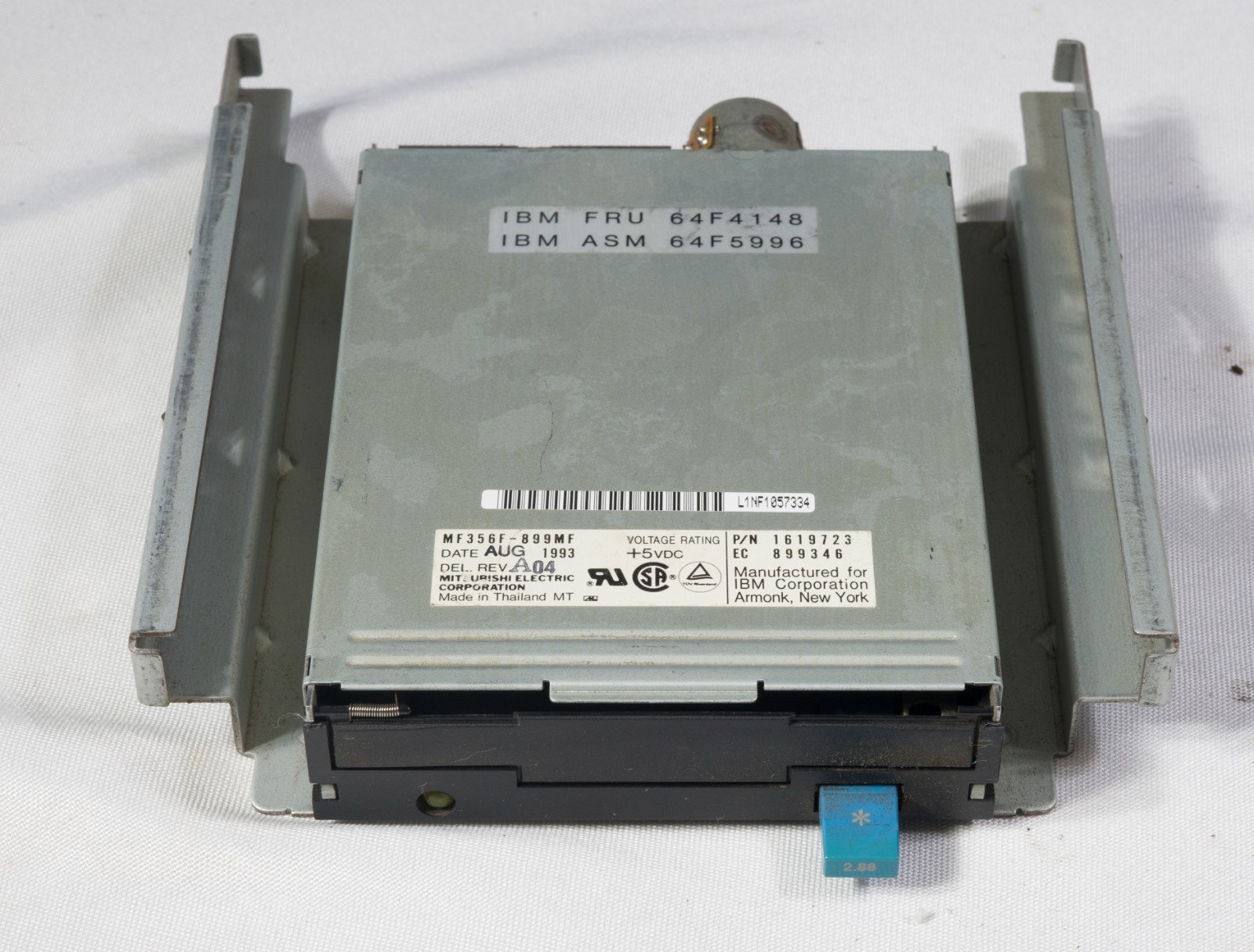 Vintage IBM PS/2 Floppy drive 61F4148 Mitsubishi 2.88MB untested