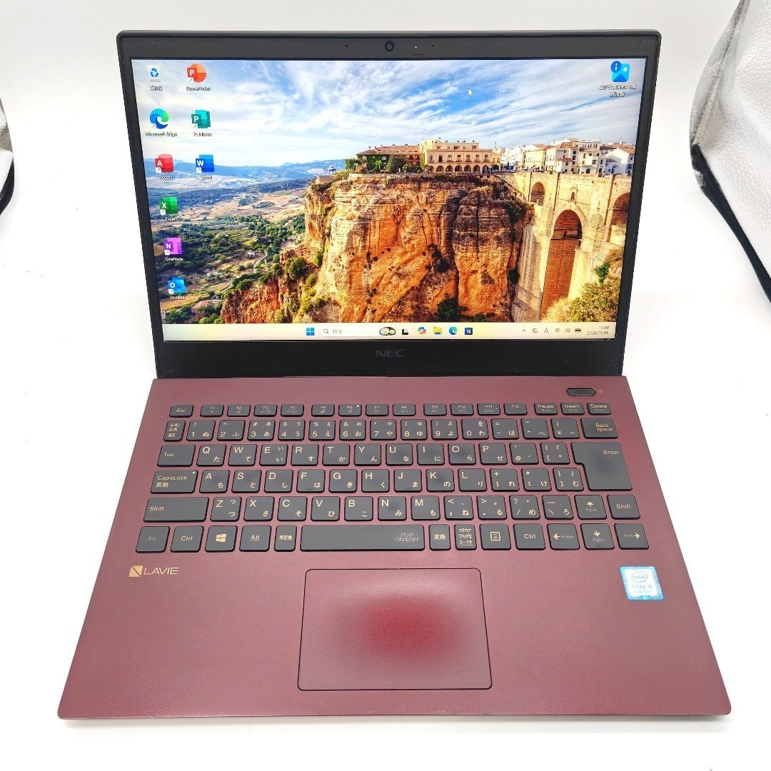 Ultra-Light NEC LAVIE PM i5-8265U SSD 256GB 8GB 13.3" FHD Win 11 Pro From Japan