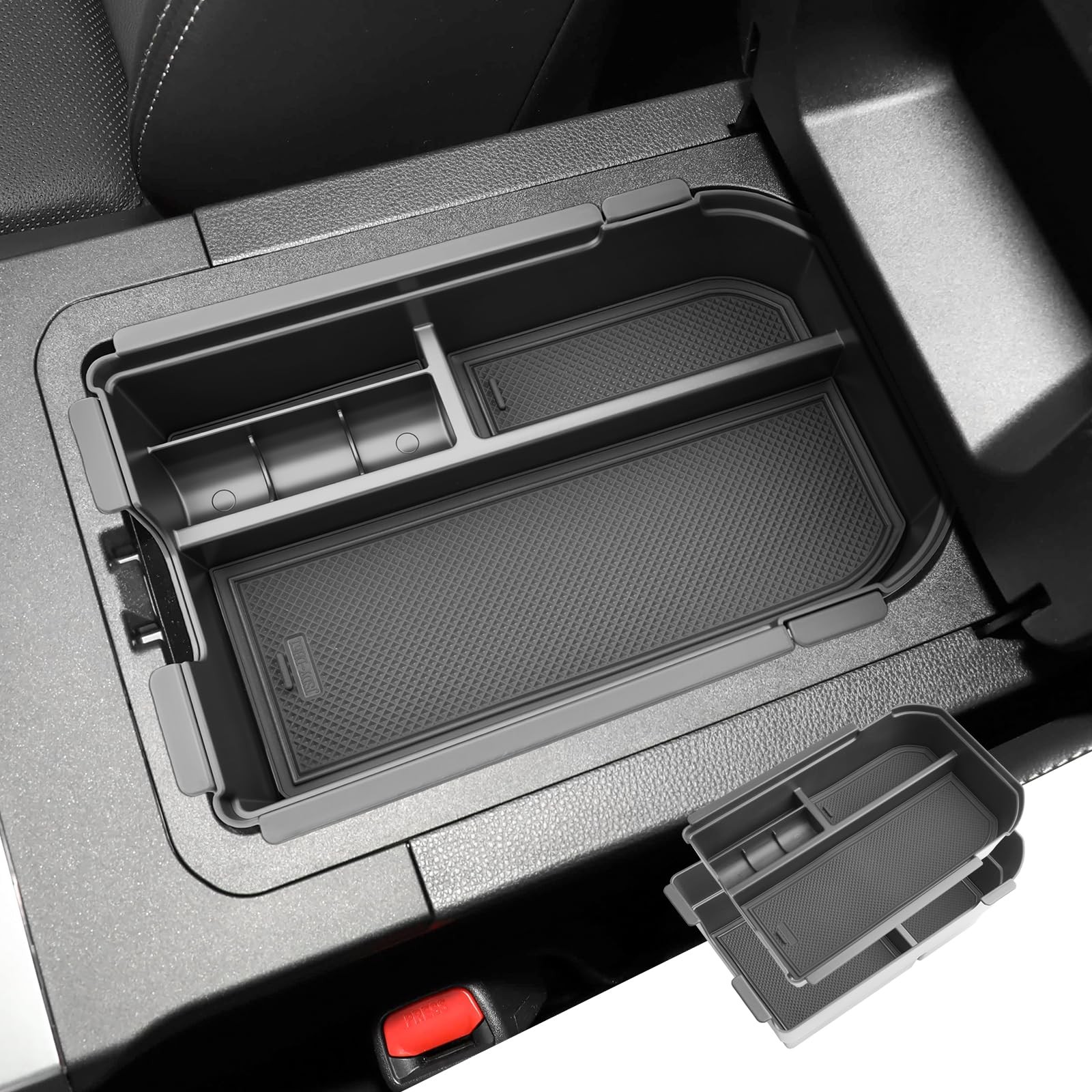 SHAOHAO 2 Pcs for 2026 2027 Toyota Land Cruiser Center Console Organizer for ...