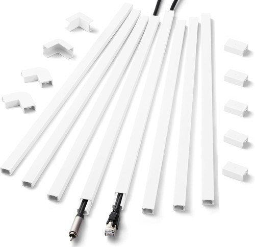 Cord Hider Wall for One S - 136'' (8 x L17''), White