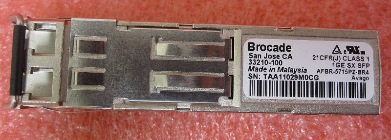 Genuine Brocade 1000BASE-SX-OM SFP E1MG-SX-OM 33210-100 85xAvailable QUANTITY