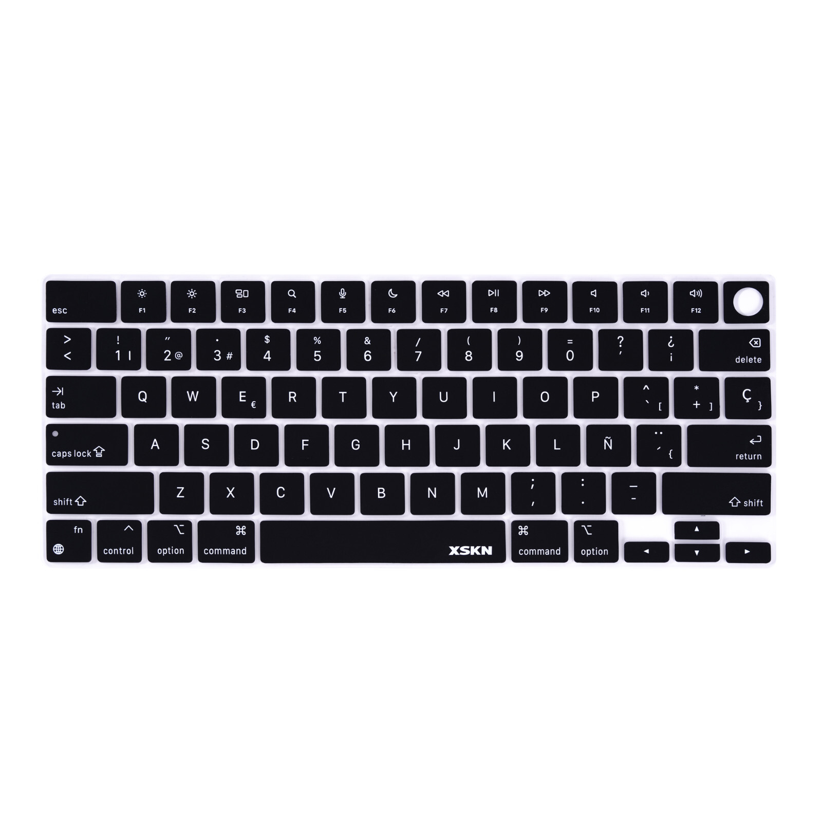XSKN Spanish Silicone Keyboard Cover for 2021-2026 Macbook Pro 14.2/16.2 M1-M5