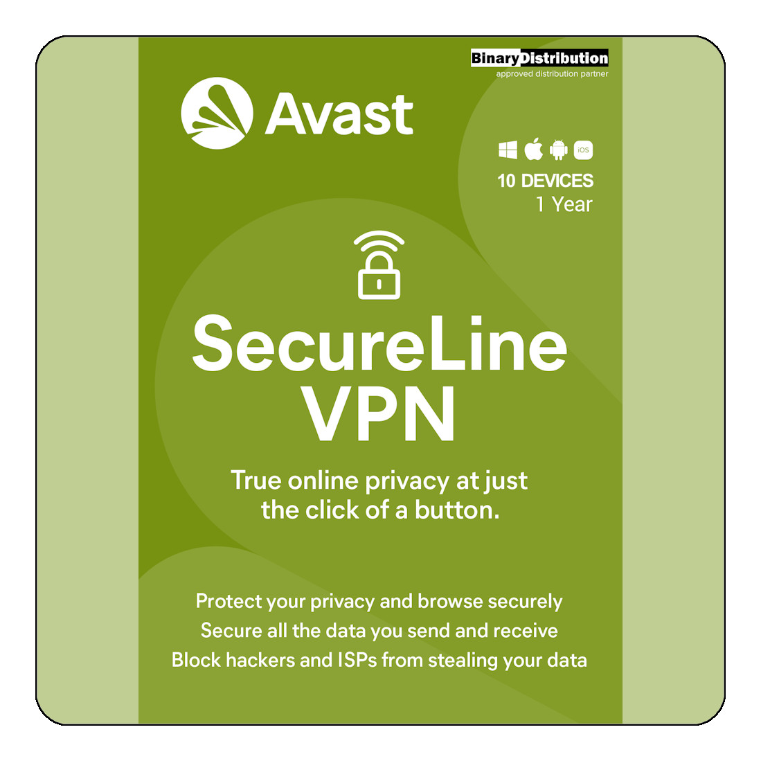 Avast SecureLine VPN 2026 - 10 Devices - 1 Year - Browse Privately [Download]