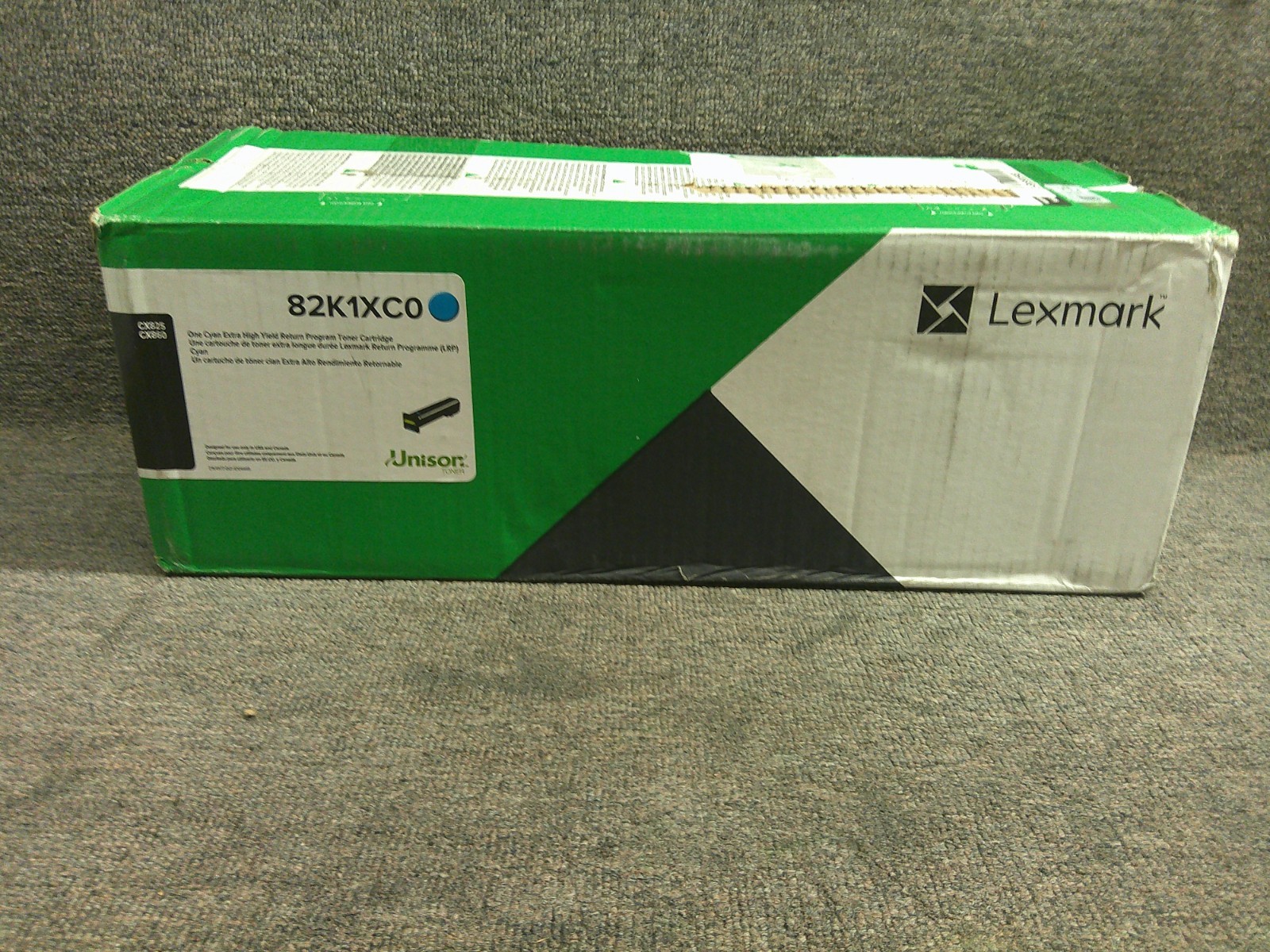 82K1XC0 New Genuine Lexmark Extra High Yield Cyan Toner CX820 CX860 series