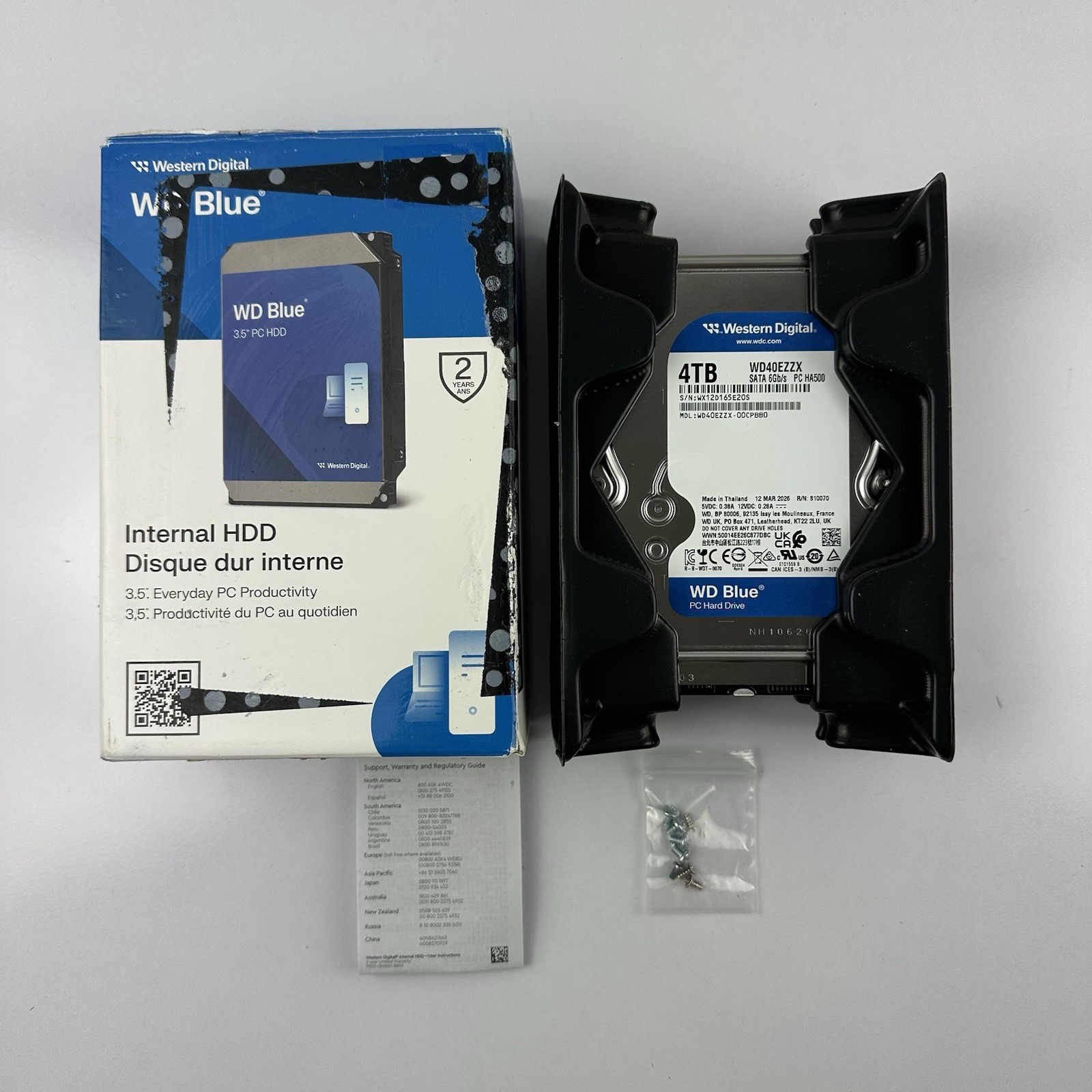 Western Digital WD Blue WD40EZZX 4TB 3.5" SATA Internal HDD
