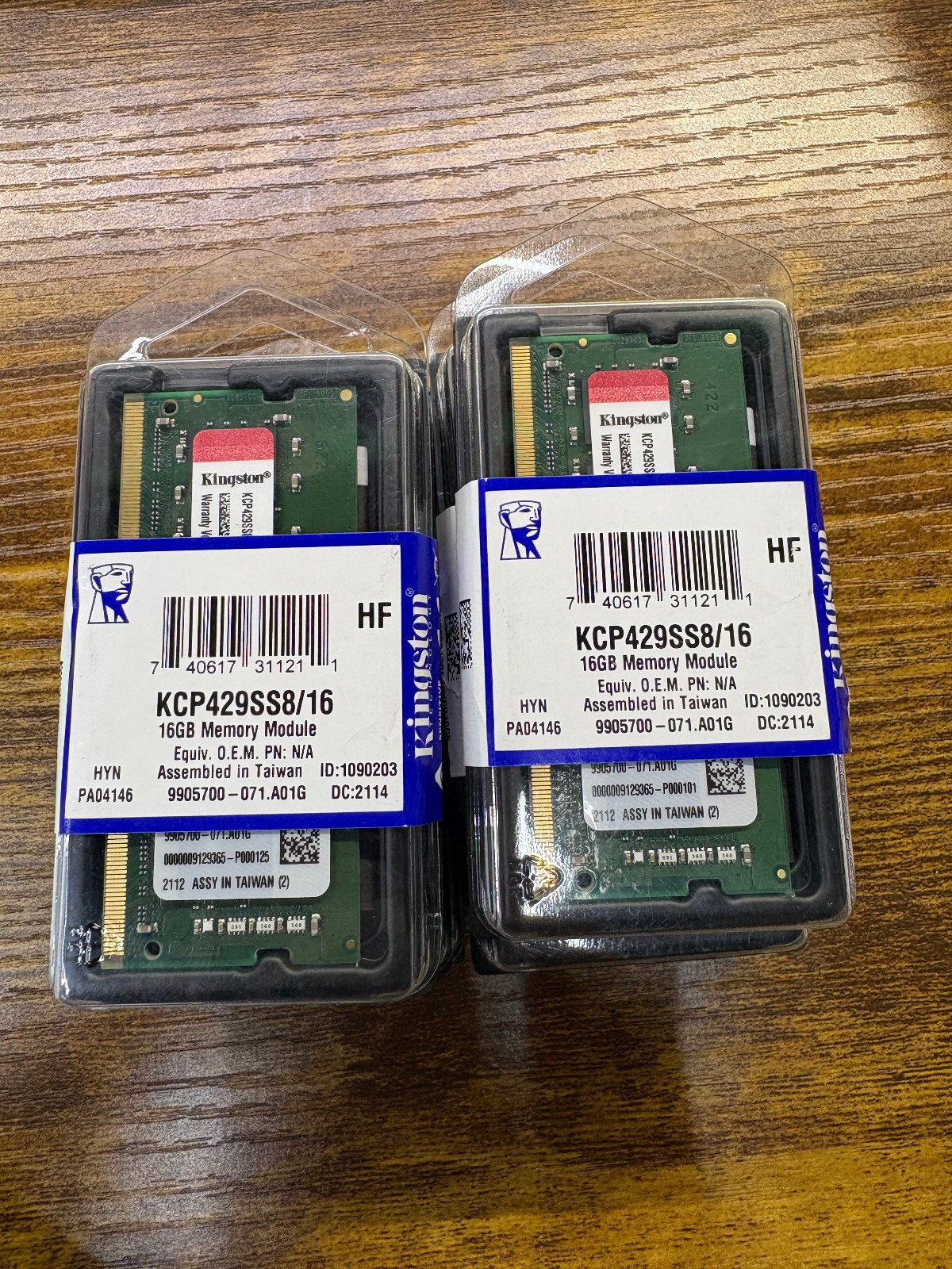 Kingston KCP429SS8/16 16GB DDR4 260-Pin SO-DIMM RAM New Factory Sealed Fast UPS