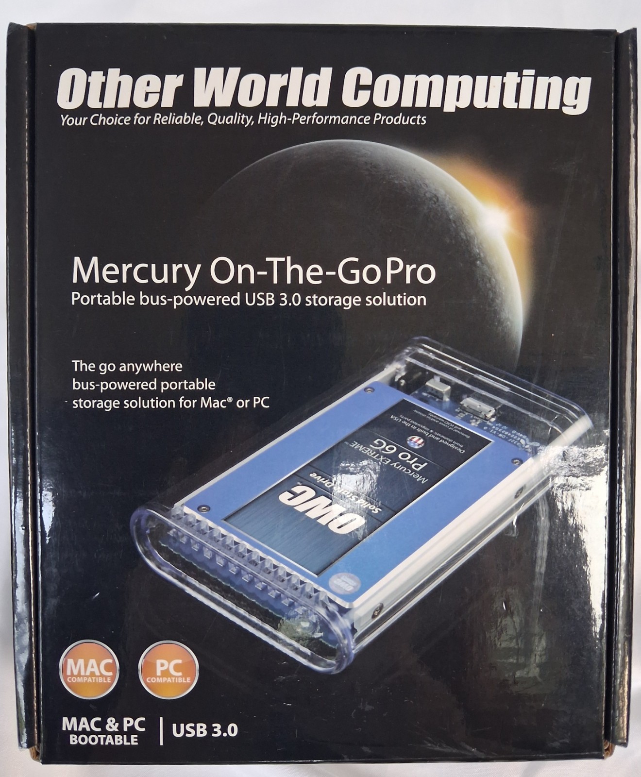 OWC Mercury On The Go Pro 3.0 Portable Hard Drive ~ Unused 