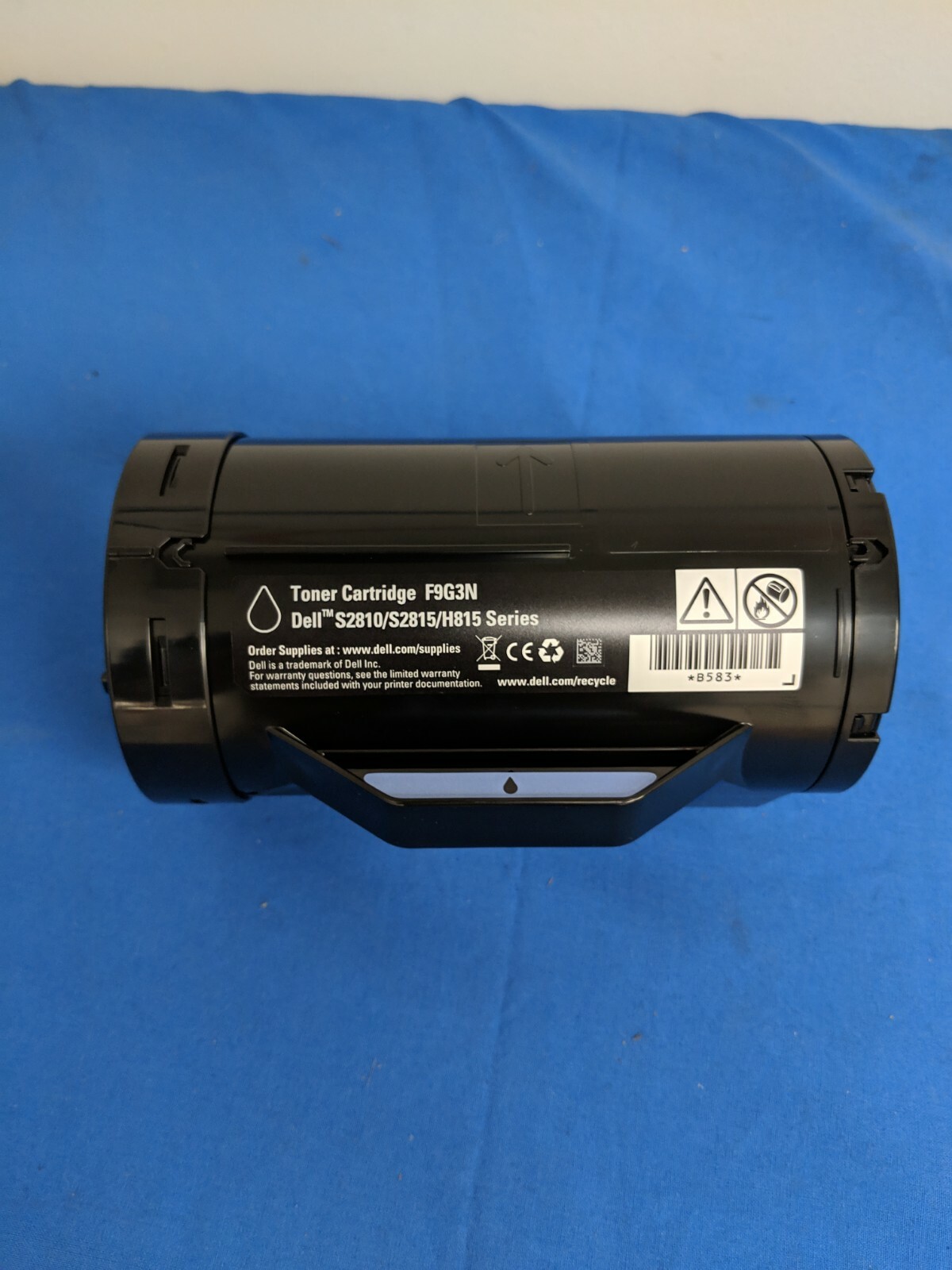 GENUINE Dell S2810/S2815/H815 Black Toner F9G3N 5593-BBML KNRMF Open Box 3K