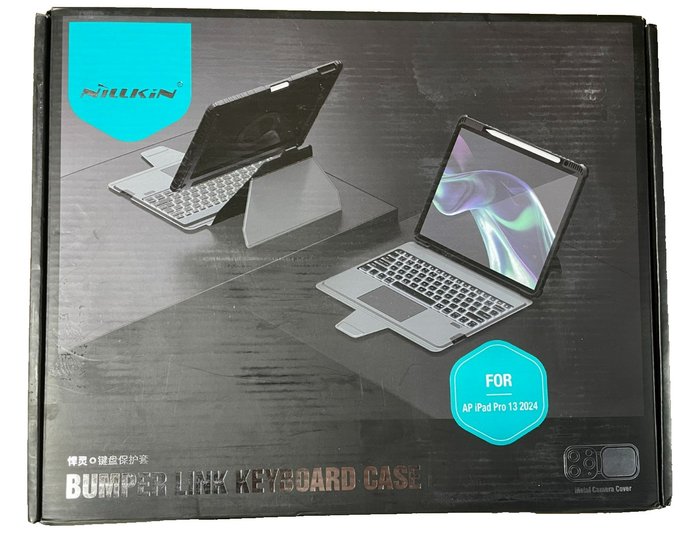 Nillkin for iPad Pro 13 Inch Magic Keyboard Case, Backlit Keyboard Cover Magnet