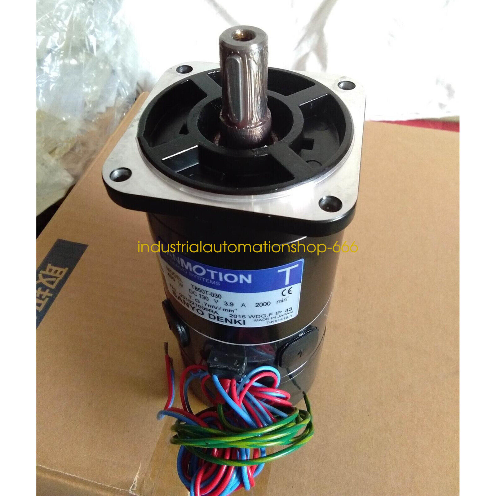 1PCS NEW SANYO DENKI SERVO MOTOR T850T-030 Via DHL or FedEX