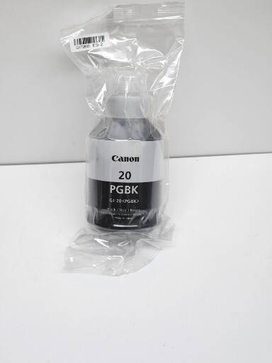 Canon GI-20 PGBK Ink Bottle for Pixma G6020 and G5020 MegaTank Printers -BLK