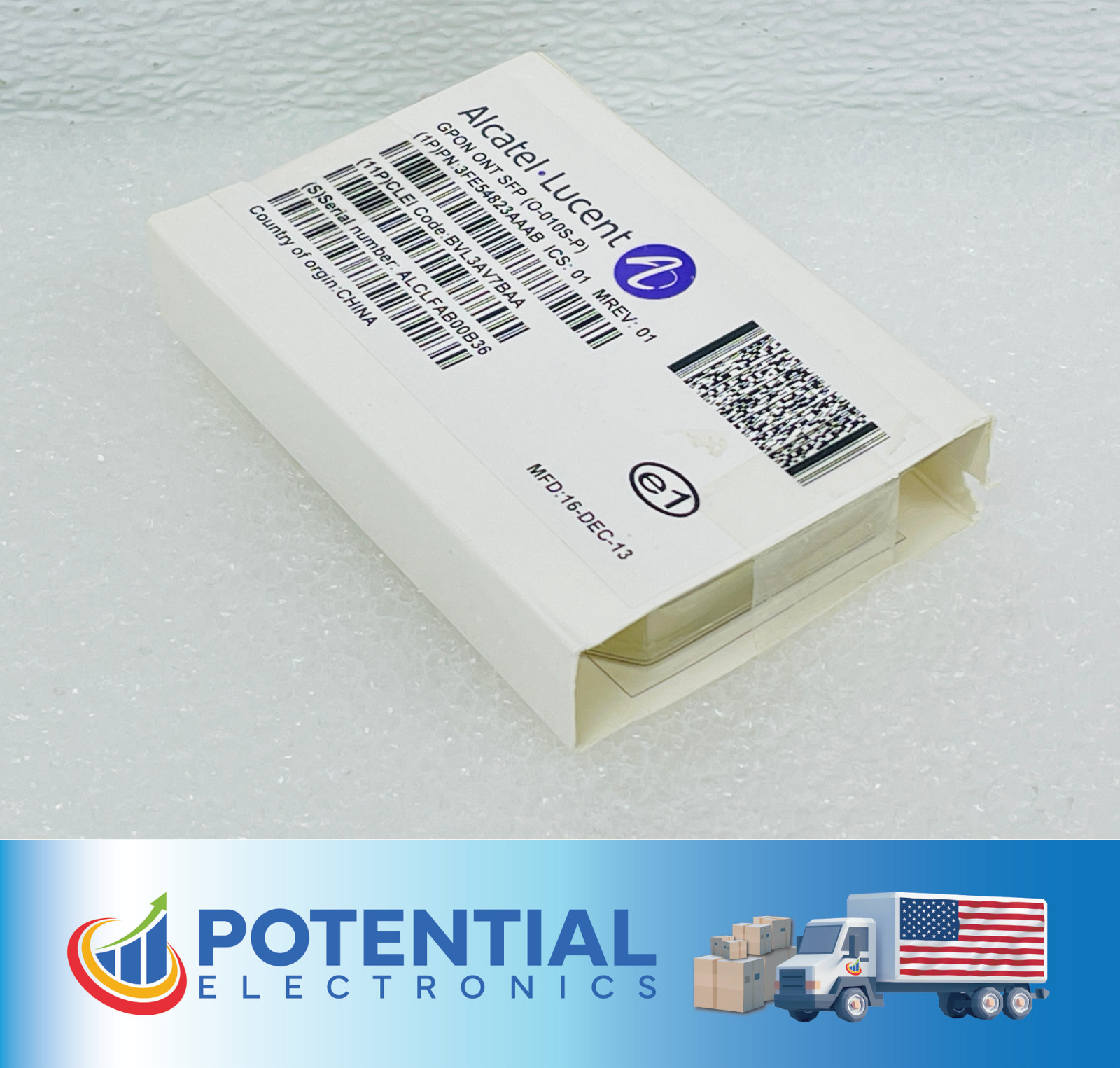 OPEN BOX - Alcatel-Lucent O-010S-P 3FE54823AA GPON ONT SFP I-Temp BVL3AV7BAA