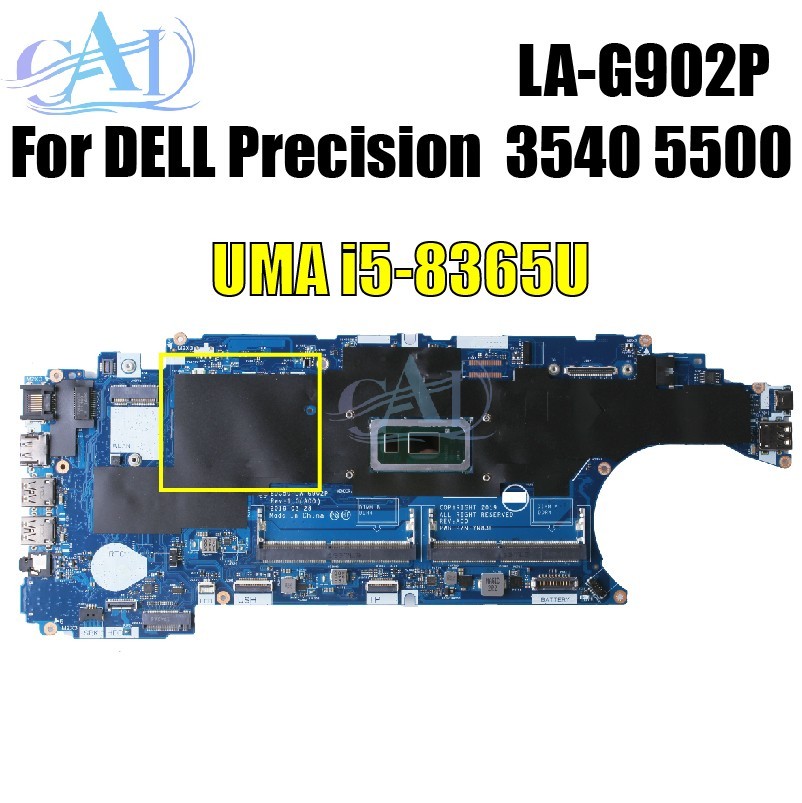 LA-G902P For DELL Precision  3540 5500 Laptop Motherboard 0KKXX7 I5 I7 UMA/DIS