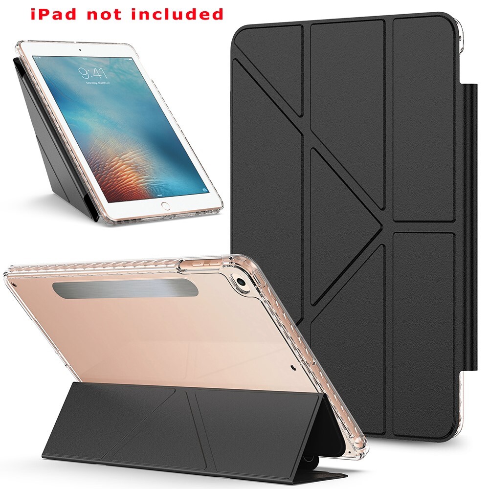 New Magnetic Skin-Feeling Fabric Foldable Leather Case f Apple iPad 5th Gen 9.7"