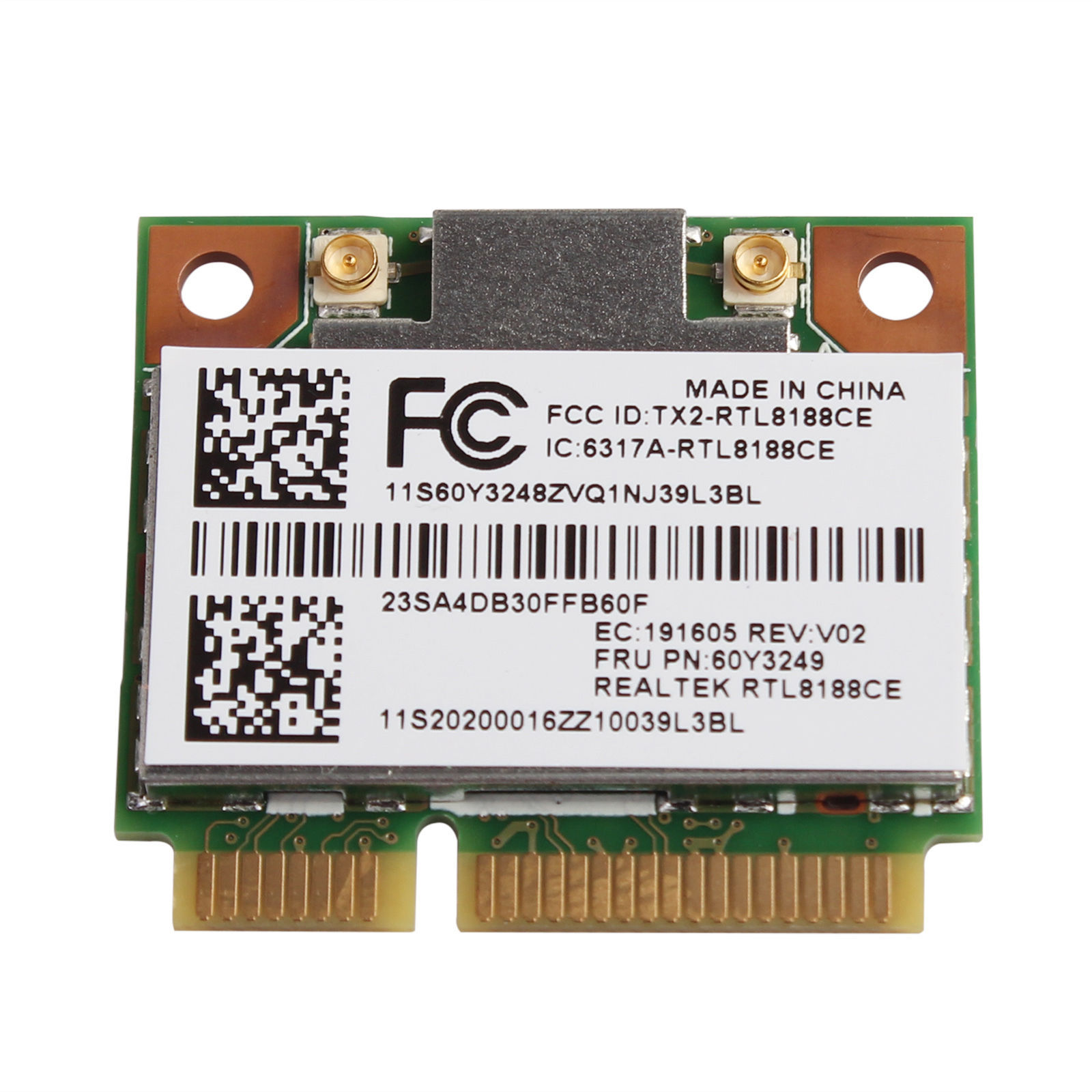 Lenovo Thinkpad Edge E430 14" Genuine Laptop Intel Wifi Card 60Y3249 RTL818CE