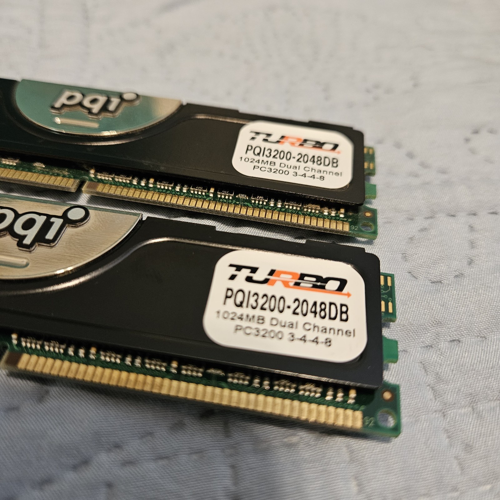PQI 2GB DDR PC‑3200 DDR‑400 184‑Pin DIMM | PQI3200‑2048DB | Retro DDR1
