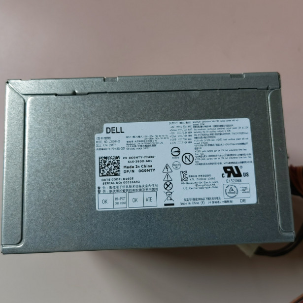 300W FOR Dell 3847 Power Supply xd01mg L300NM-01 G9MTY 949H1 B300NM-01 50N