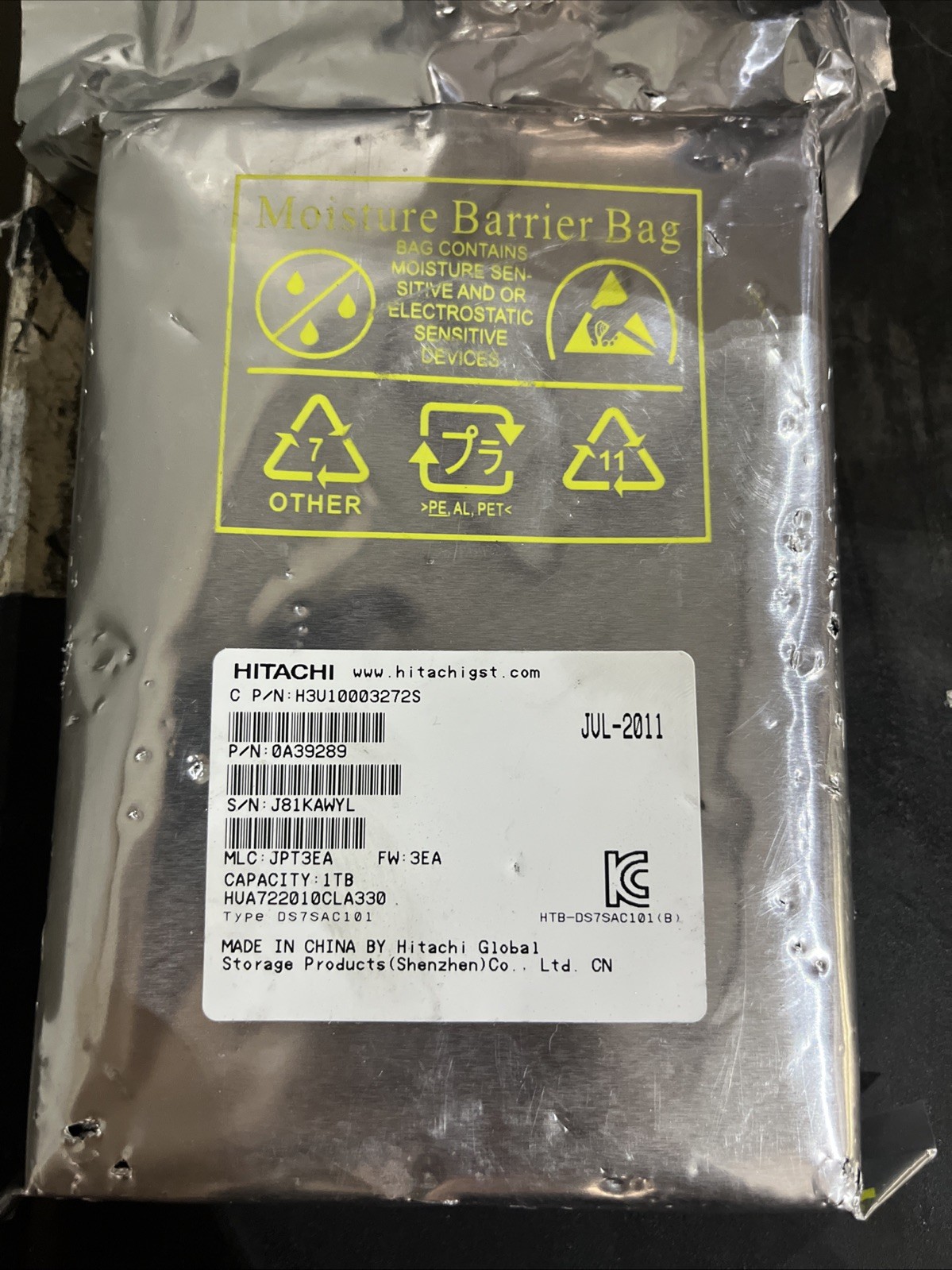 x11 HGST HITACHI H3U10003272S 1TB 3.5 SATA HDD