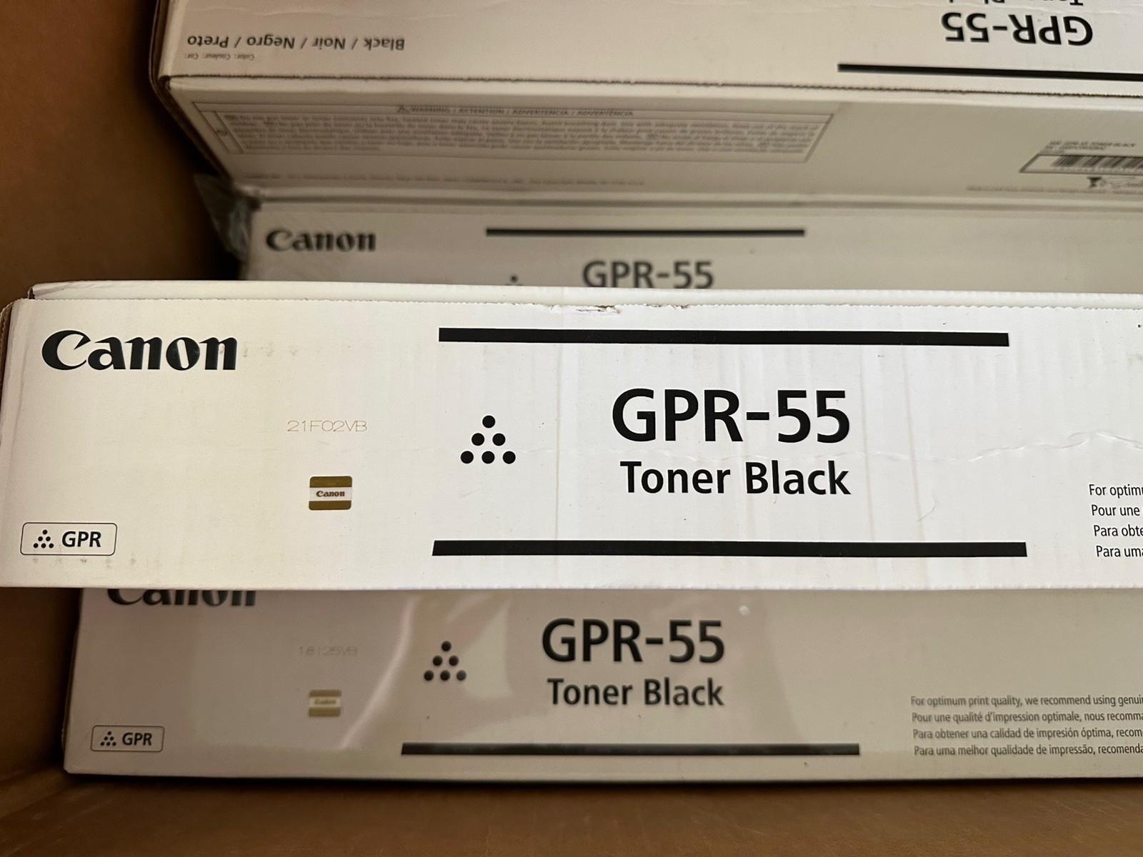 GENUINE CANON GPR-55 0481C003 Black Toner 0481C003BA ImageRunner Advance New