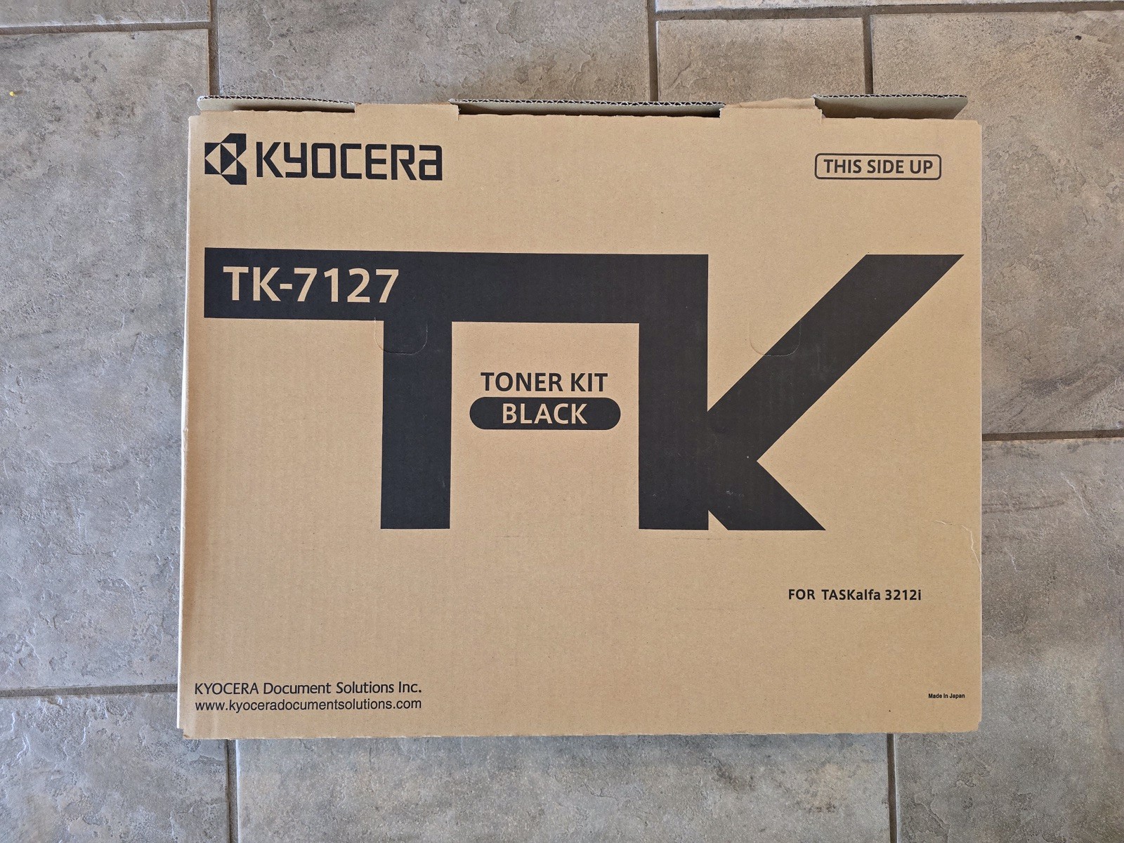 Kyocera TK-7127 Black Toner Cartidge Kit, TASKalfa 3212i