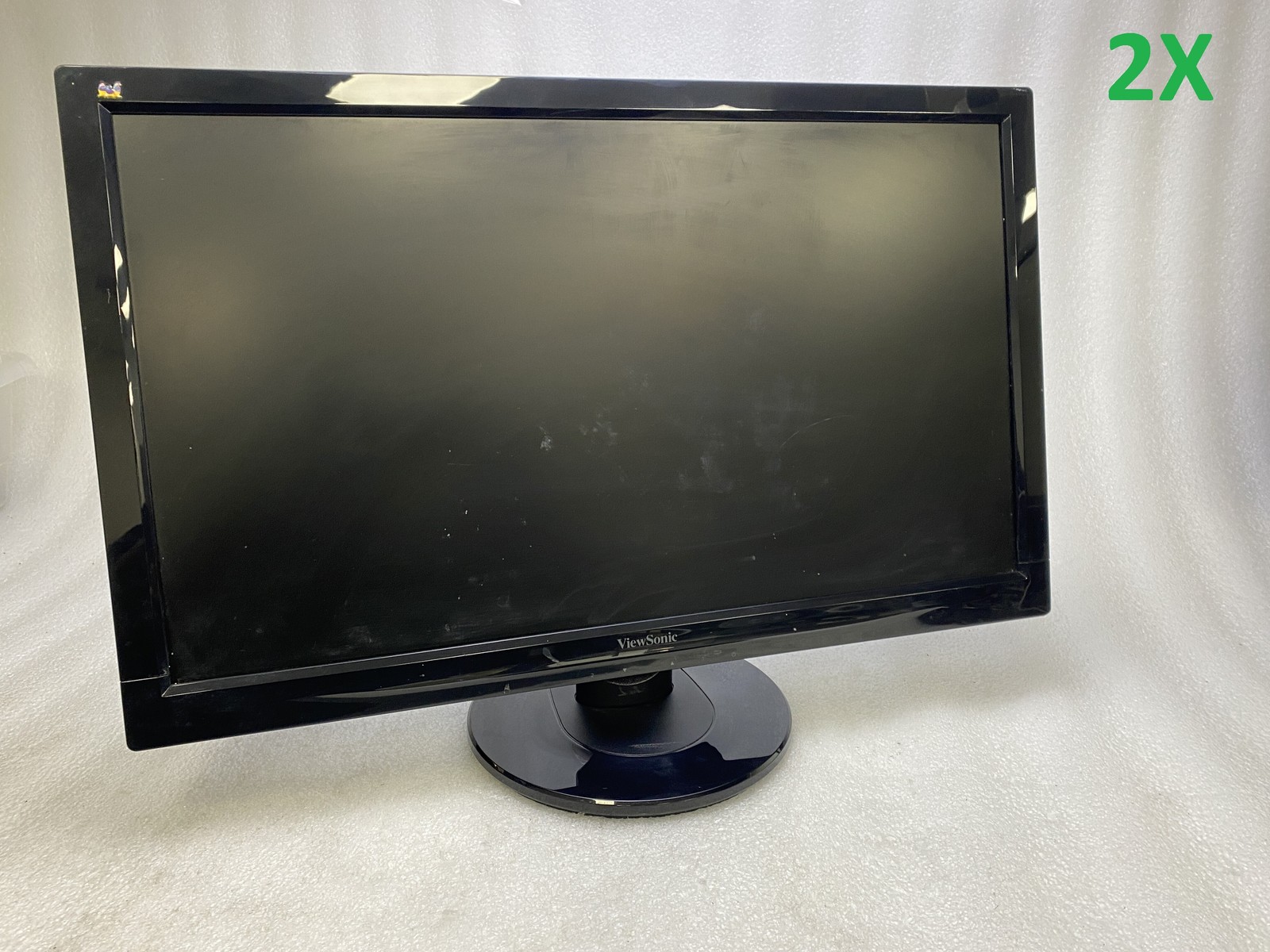 Lot of 2 ViewSonic VS15453 VA2446MH-LED 24" LCD Monitor VGA/DVI Grade A