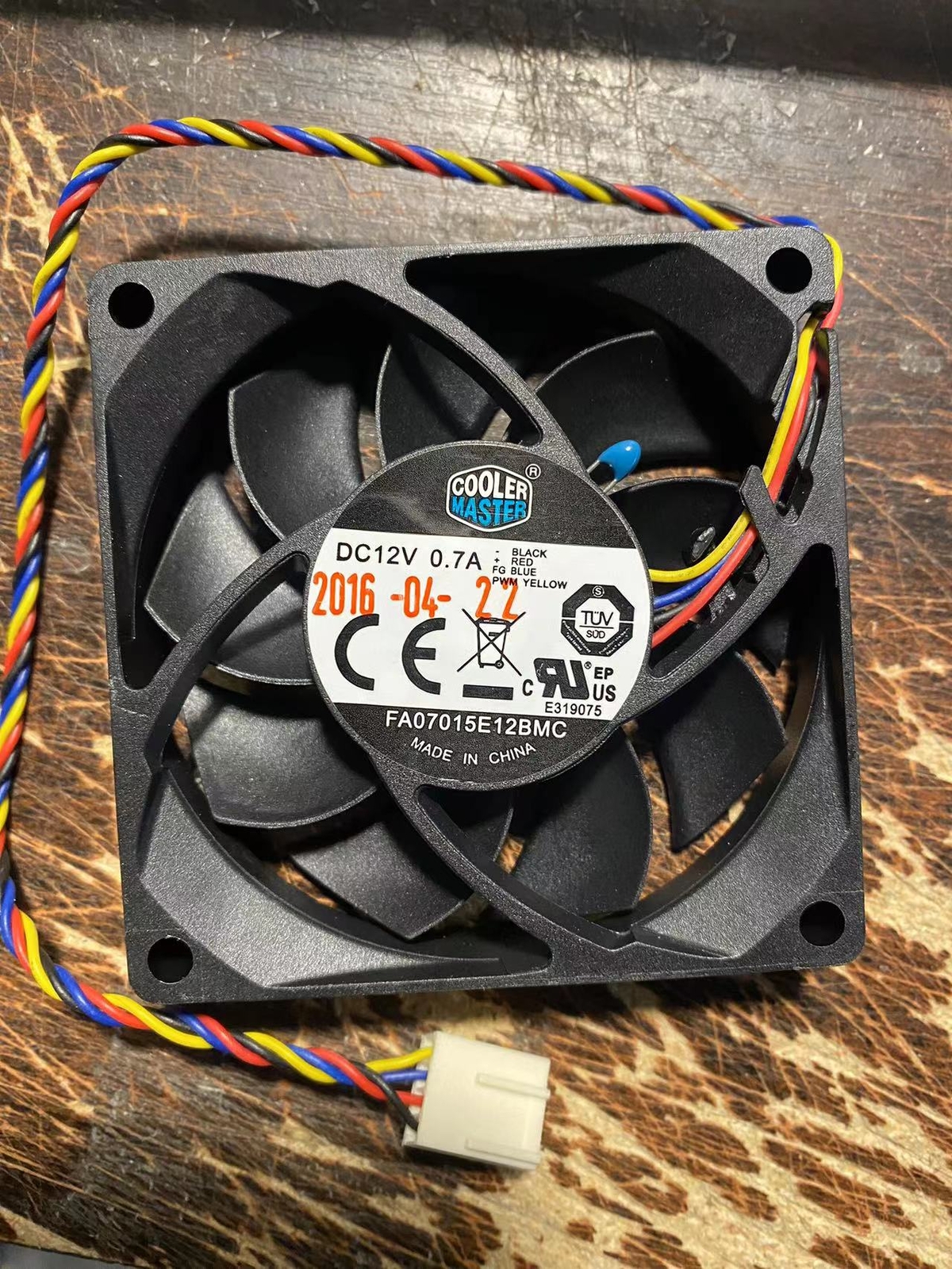 Cooler Master FA07015E12BMC DC12V 0.7A 4-PIN PWM Speed Control CPU Cooling Fan