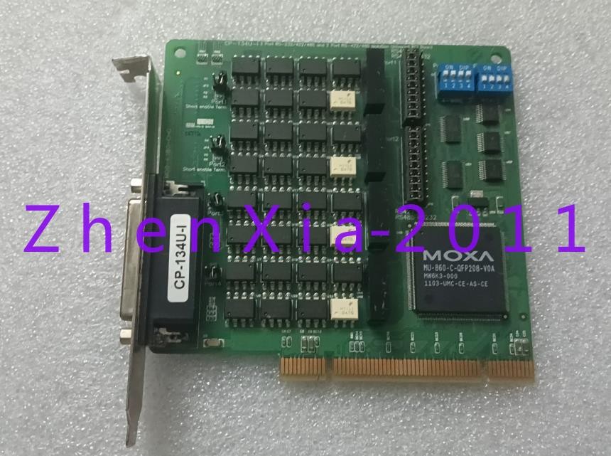 1pc used MOXA CP-134U-I Acquisition Card