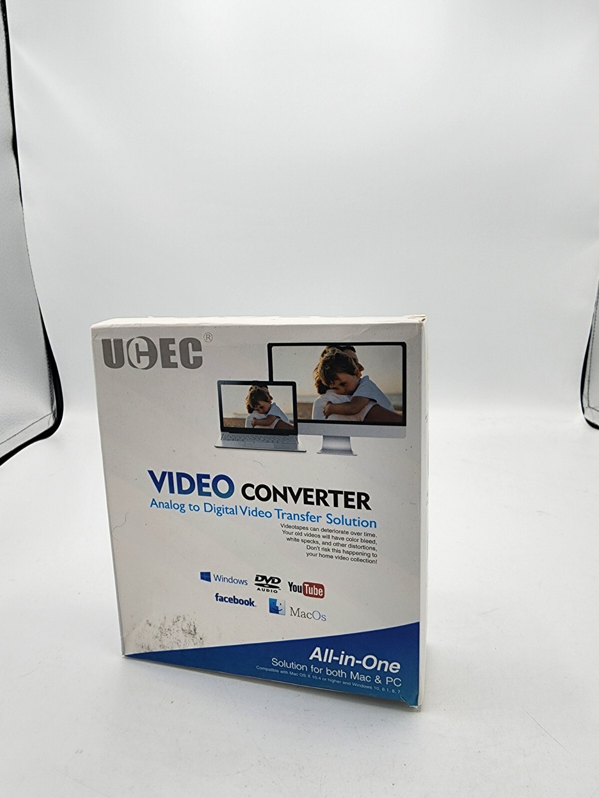 UCEC USB 2.0 Video Capture Card Device VHS VCR TV to DVD Converter for Mac OS...